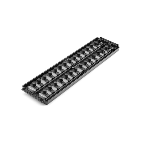 Tekton 3/8 Inch Drive 2-Rail Socket Organizer Set, Gray (30-Tool) OST12330